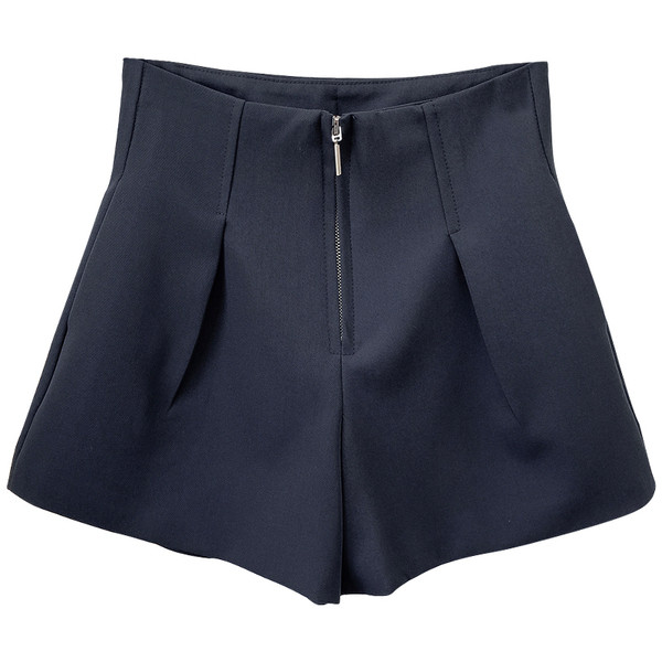 Uue mudeli lukuga naiste lühikesed püksid - kõrge vöökoht