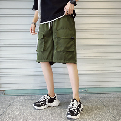 Térdig érő nyári rövidnadrág zsebekkel