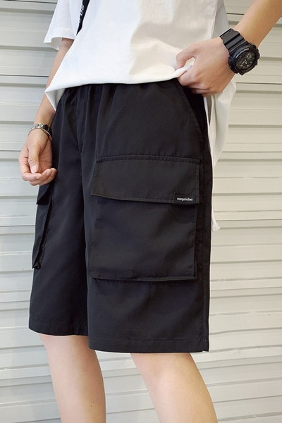 Térdig érő nyári rövidnadrág zsebekkel