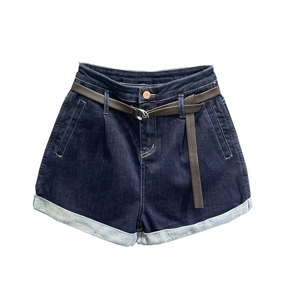 Uus vööga lühikeste pükste mudel - sinine