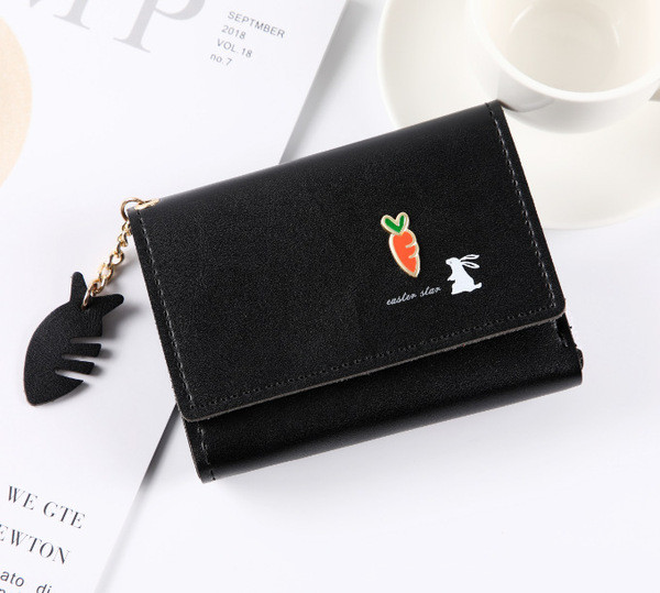 Metallist kaunistusega naiste rahakott - ökonahk