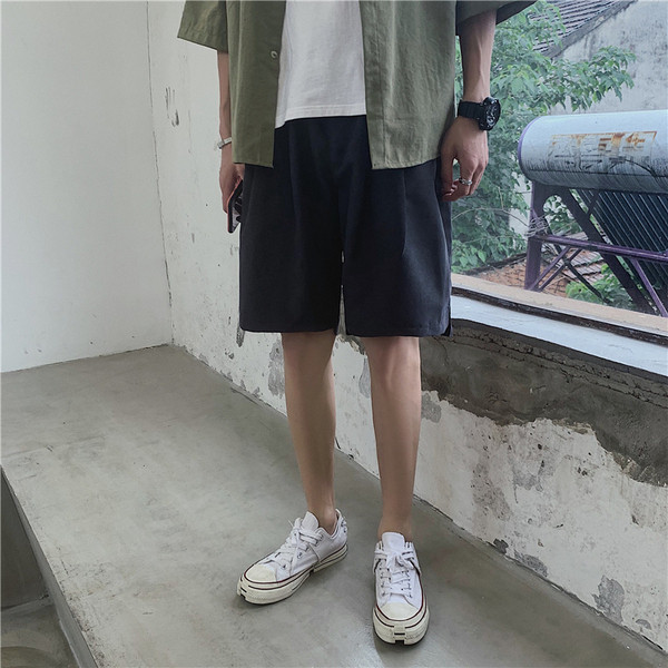 Meeste põlvini vabaaja lühikesed püksid