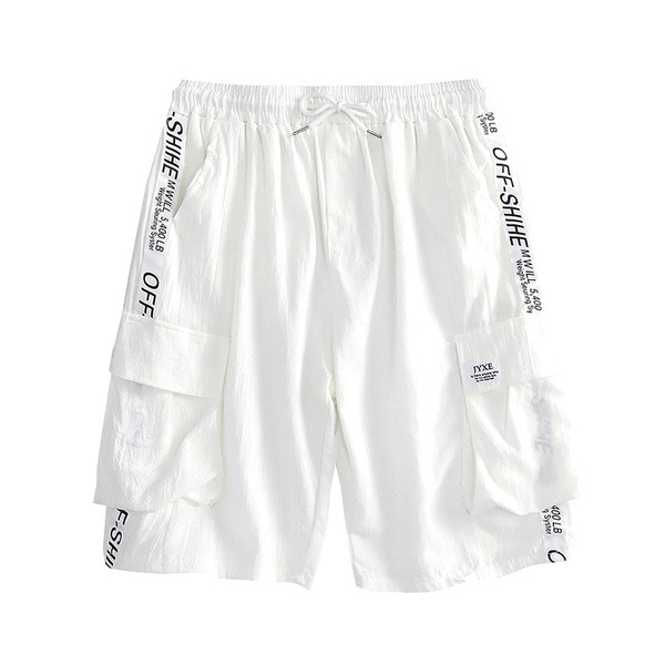 Nyári rövidnadrág szegéllyel és zsebekkel