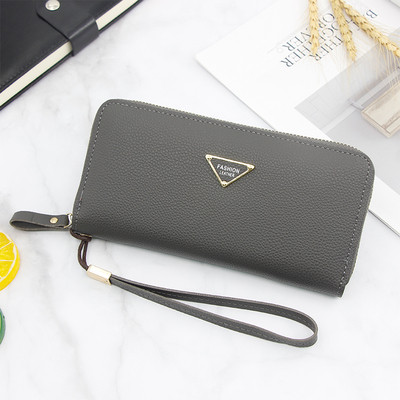 Női pénztárca eko bőrből, cipzárral