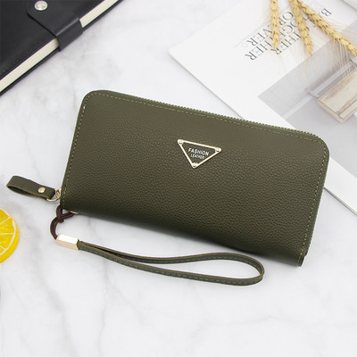 Női pénztárca eko bőrből, cipzárral