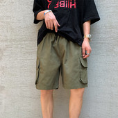 Pantaloni casual 3/4 cu buzunare model late