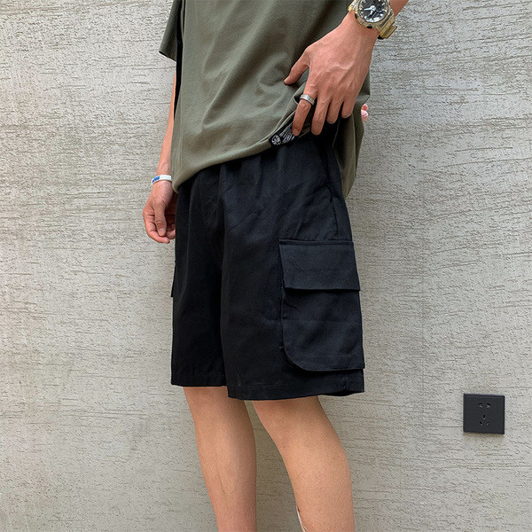 Pantaloni casual 3/4 cu buzunare model late