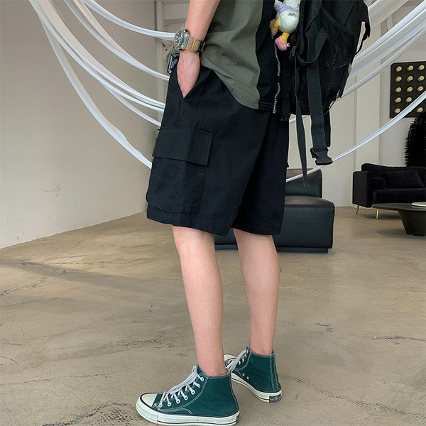 Pantaloni casual 3/4 cu buzunare model late