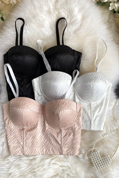 Naiste stiilne peenikeste rihmadega rinnakas