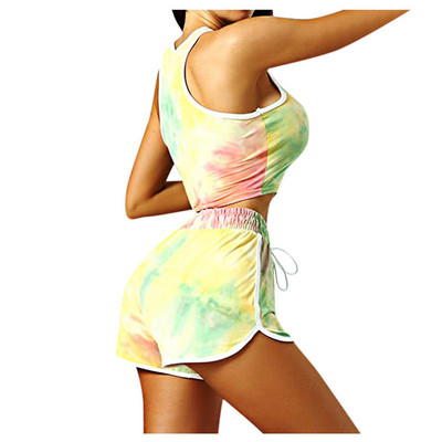 UUS mudeli naiste vabaaja komplekt kahest osast topist + lühikesed püksid