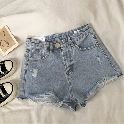 Alkalmi női farmer rövidnadrág új modellje