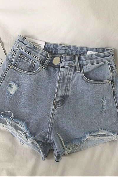 Alkalmi női farmer rövidnadrág új modellje