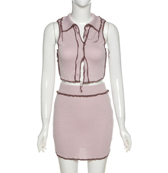 Suvine lokkidega topi ja seeliku komplekt