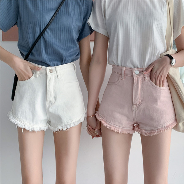 Rebenenud motiividega vabaaja teksapüksid