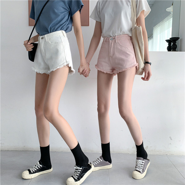 Rebenenud motiividega vabaaja teksapüksid