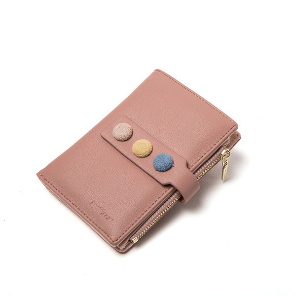 Női bőr pénztárca érme zsebbel - kicsi