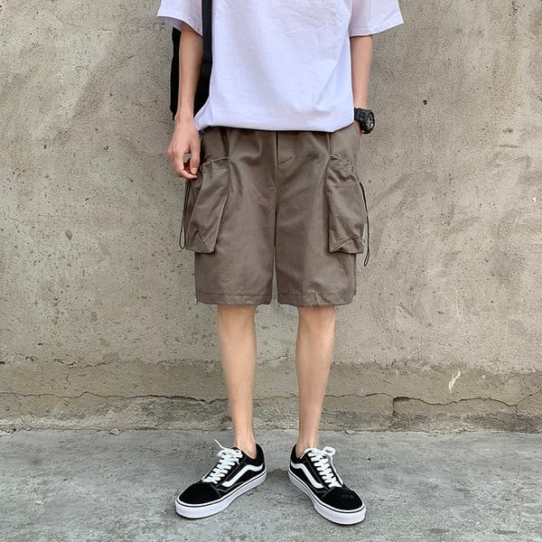 Széles modell cargo nadrág nyakkendővel