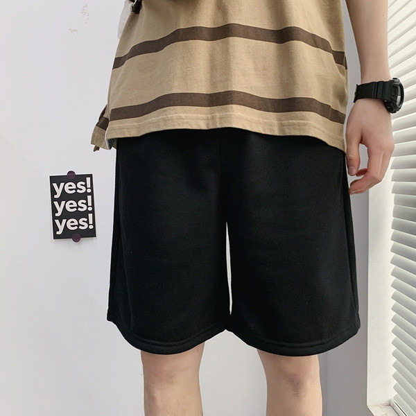 Suvised puuvillased lühikesed püksid kirjaga