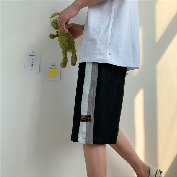 3/4 pamut rövidnadrág oldalsó szegéllyel