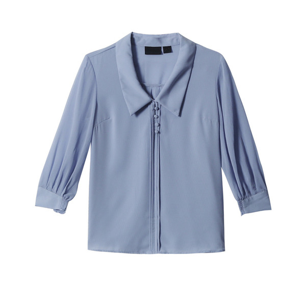 Új modell női ing, hosszú tüll ujjal