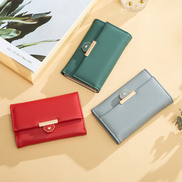 Női pénztárca érme zsebbel