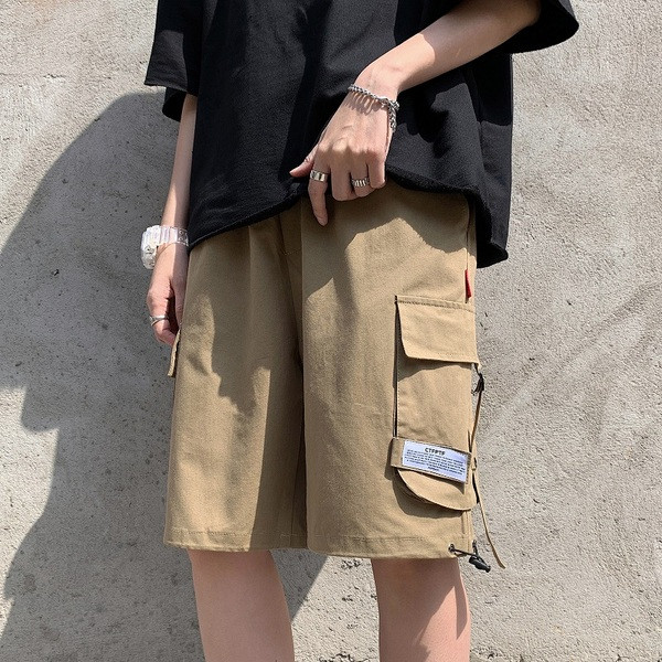 Pantaloni cargo pentru bărbați cu șireturi