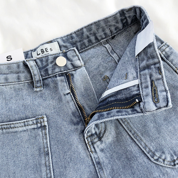 Új modell farmer rövidnadrág elülső zsebekkel