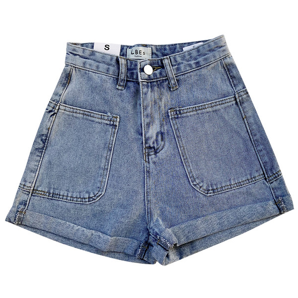 Új modell farmer rövidnadrág elülső zsebekkel