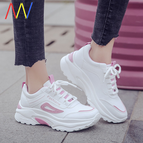 Női sportcipő öko bőrből