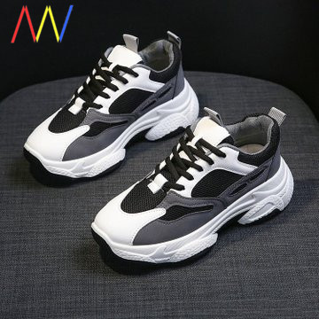 Női tornacipő eko bőrből és textilből