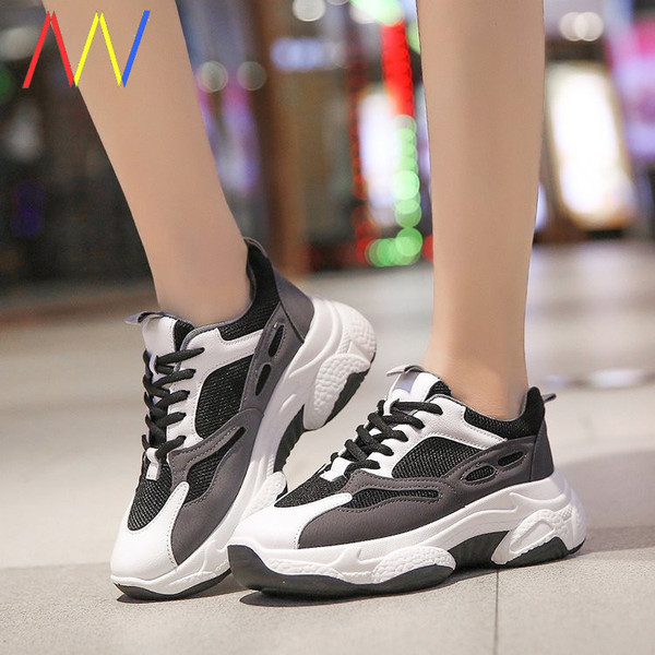 Női tornacipő eko bőrből és textilből