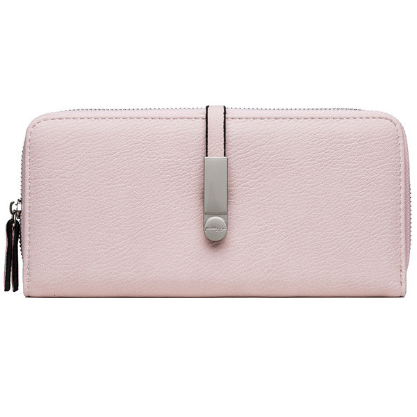Női pénztárca cipzárral - eco bőr