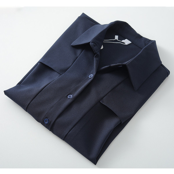 Alkalmi női ing - széles modell klasszikus gallérral