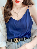 Maieu casual dama cu bretele subtiri – un model curat