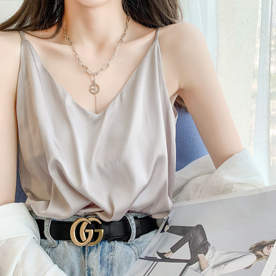 Maieu casual dama cu bretele subtiri – un model curat