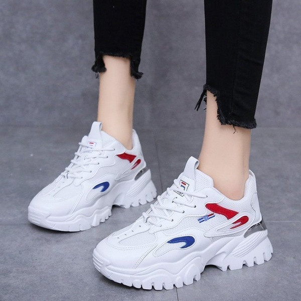 Sporta un ikdienas sieviešu kedas ar krāsainu rakstu