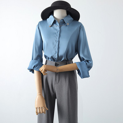 Új modell női ing klasszikus gallérral