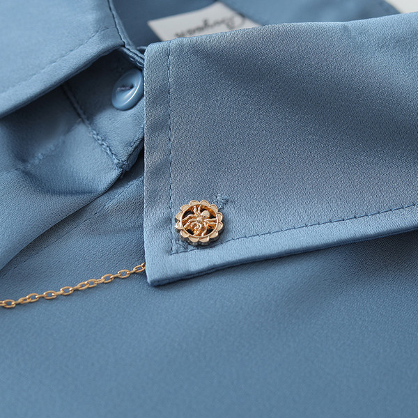 Új modell női ing klasszikus gallérral