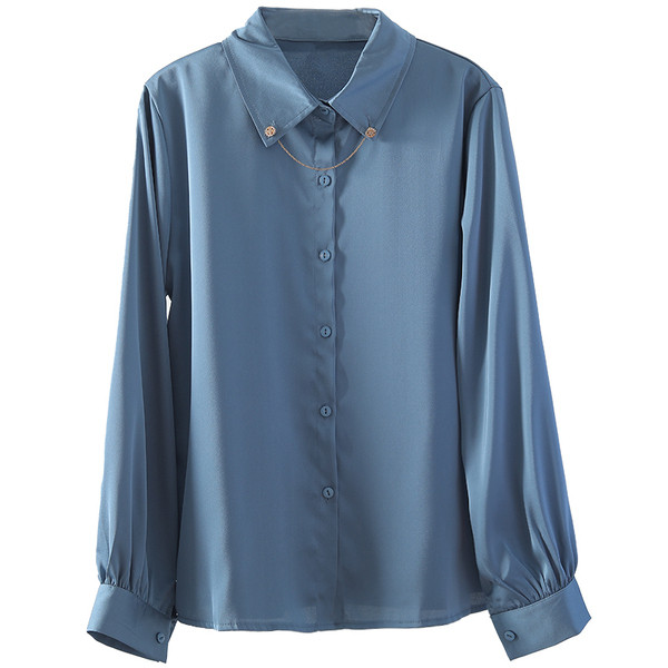 Új modell női ing klasszikus gallérral