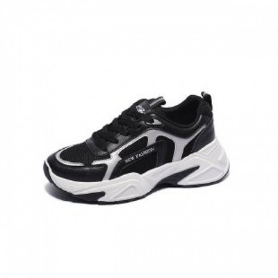 Sporty-casual γυναικεία αθλητικά παπούτσια με κορδόνια και τραχιά σόλα