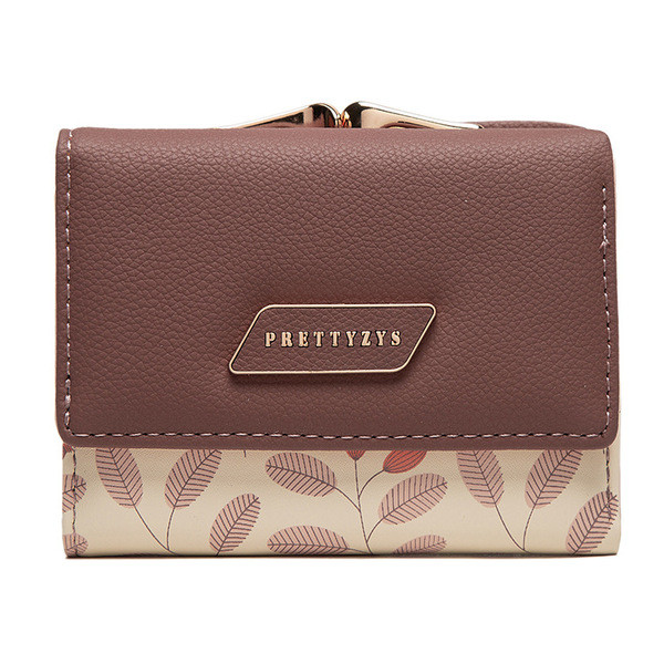 Naiste väike metallist kinnitusega rahakott