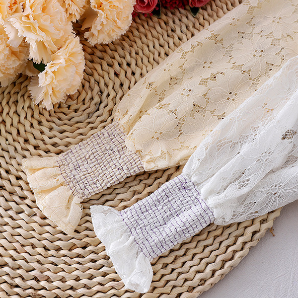 Retro pärlkraega naiste särk