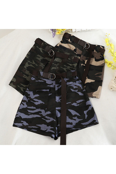 Vöö ja kõrge vöökohaga kamuflaažipüksid