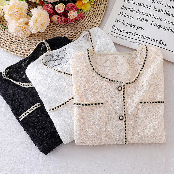 Retro csipke ing gombokkal