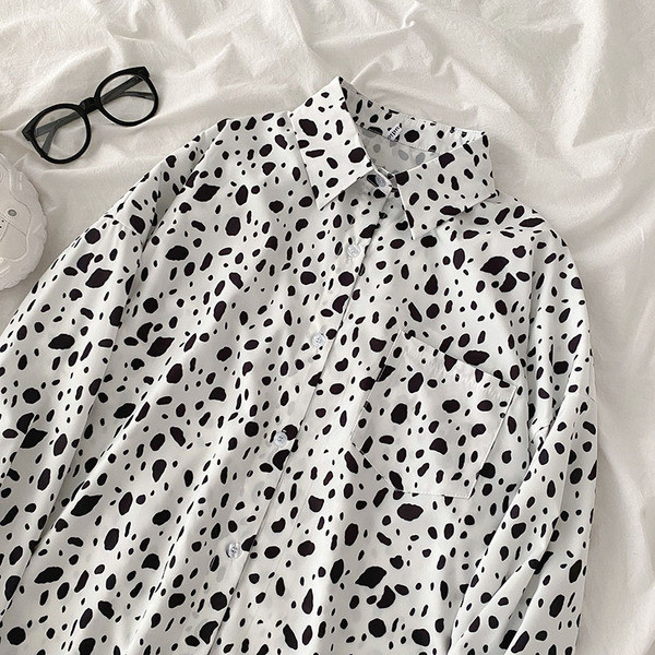 Új modell női ing hosszú ujjal és gombokkal