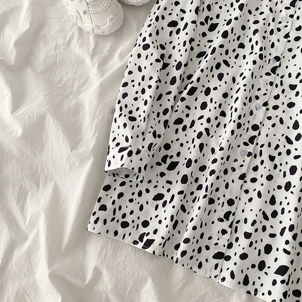 Új modell női ing hosszú ujjal és gombokkal