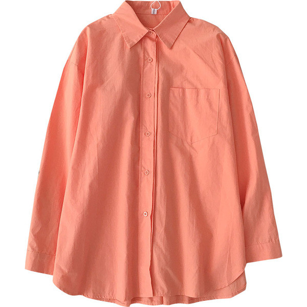 Női alkalmi ing széles, hosszú ujjú modell