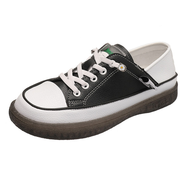 Casual αθλητικά παπούτσια με επίπεδη σόλα