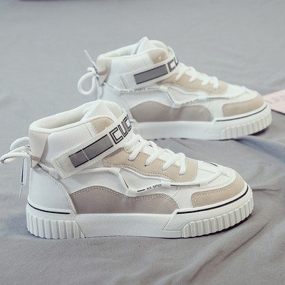 ΝΕΟ μοντέλο μοντέρνα γυναικεία αθλητικά παπούτσια με λουράκια βελκρό και χρωματικό σχέδιο σε δύο μοντέλα