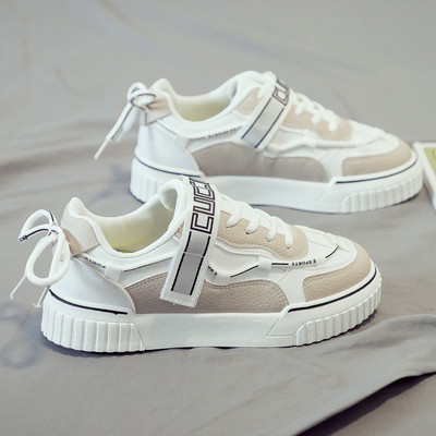 ΝΕΟ μοντέλο μοντέρνα γυναικεία αθλητικά παπούτσια με λουράκια βελκρό και χρωματικό σχέδιο σε δύο μοντέλα